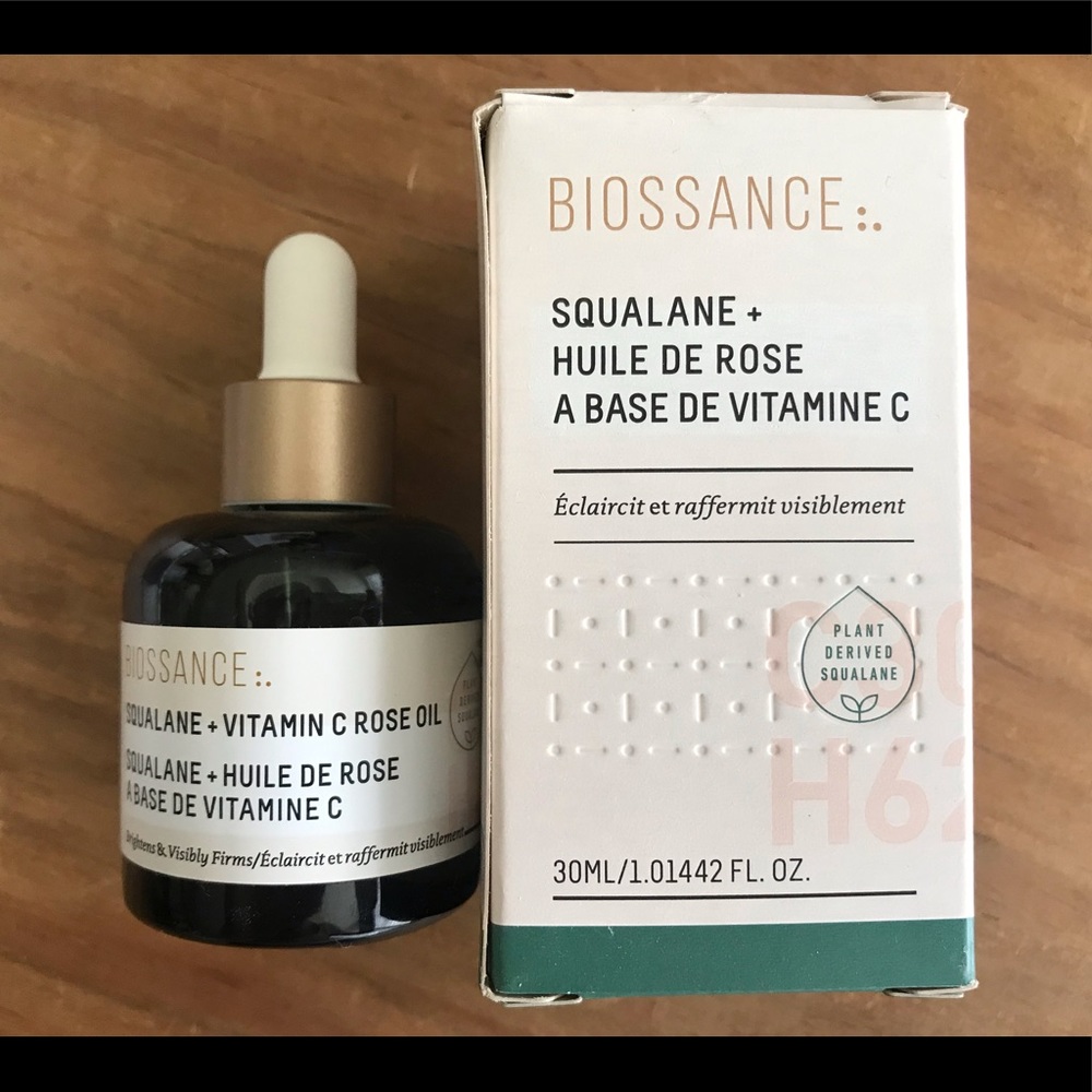 Biossance Squalane + Vitamin C Rose Oil